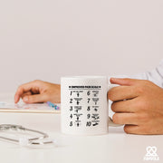 Improved Pain Scale Ceramic Mug 11 oz Whte - Panvola