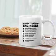 Understanding Engineers Ceramic Mug 11 oz White - Panvola