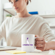 I Purple You Ceramic Mug 11 oz White - Panvola