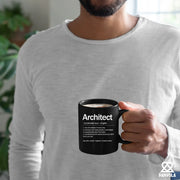 Architect Definition Ceramic Mug 11 oz Black - Panvola