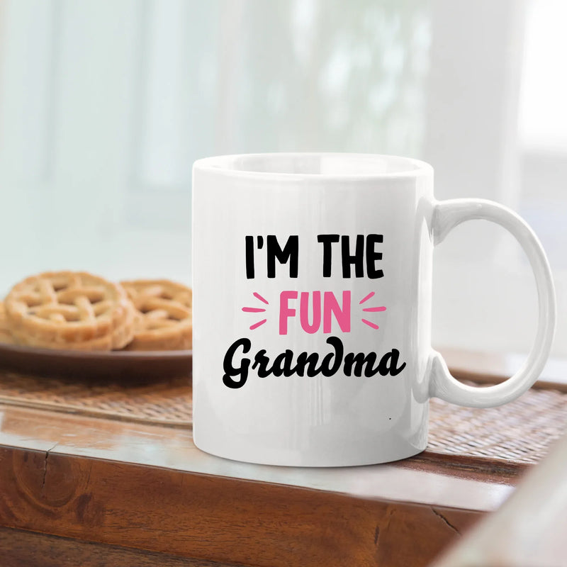 I'm the Fun Grandma Coffee Mug 11oz White - Panvola