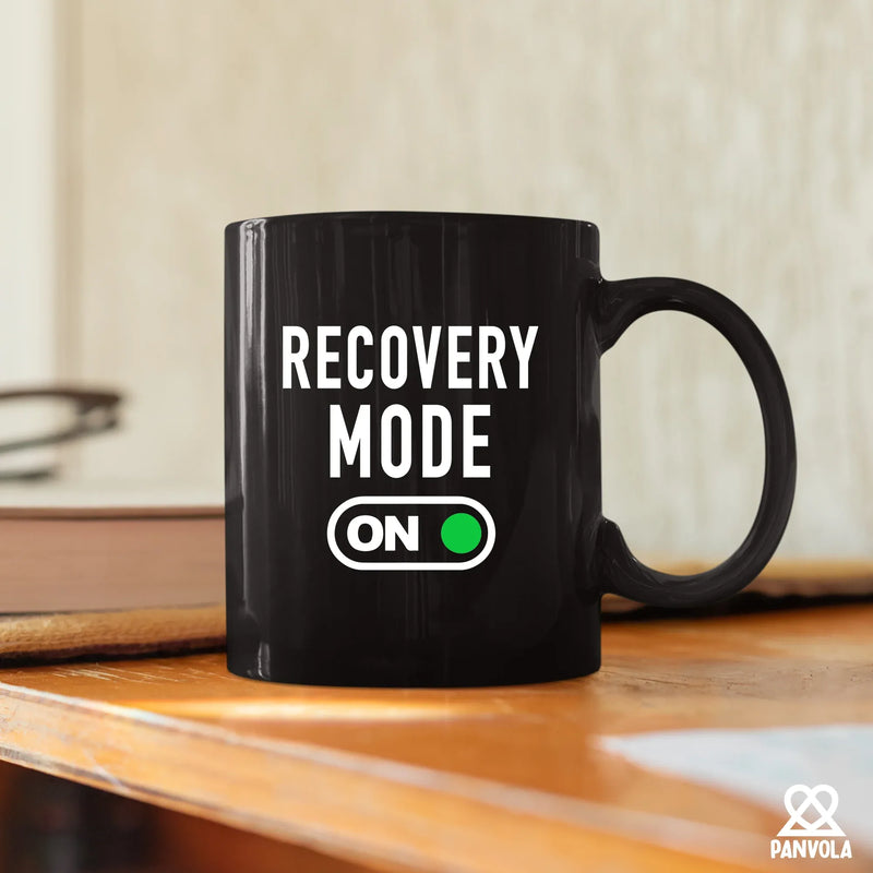 Recovery Mode On Ceramic Mug 11 oz Black - Panvola