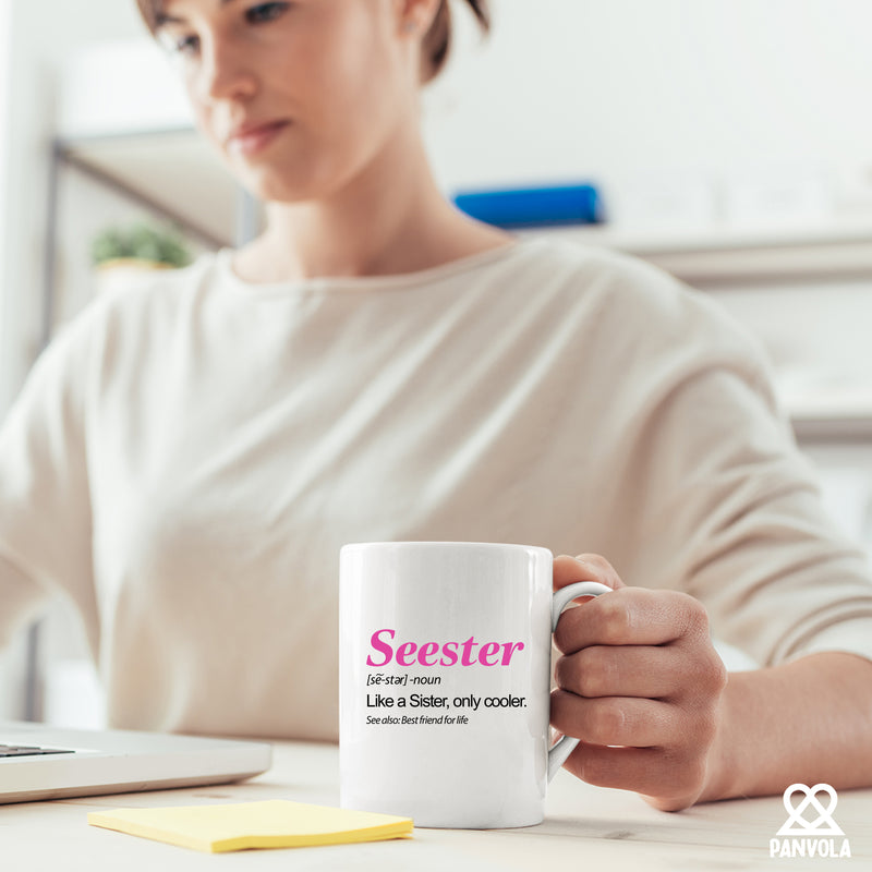 Seester Definition Sister Gifts Coffee Mug 11 oz White.