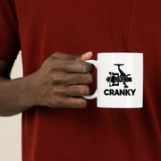 Cranky Fishing Ceramic Mug 11 oz White - Panvola