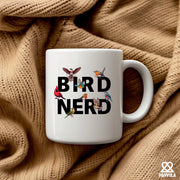 Bird Nerd Ceramic Mug 11 oz White - Panvola