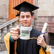 Master’s Degree Loading Please Wait Ceramic Mug 11 oz White - Panvola