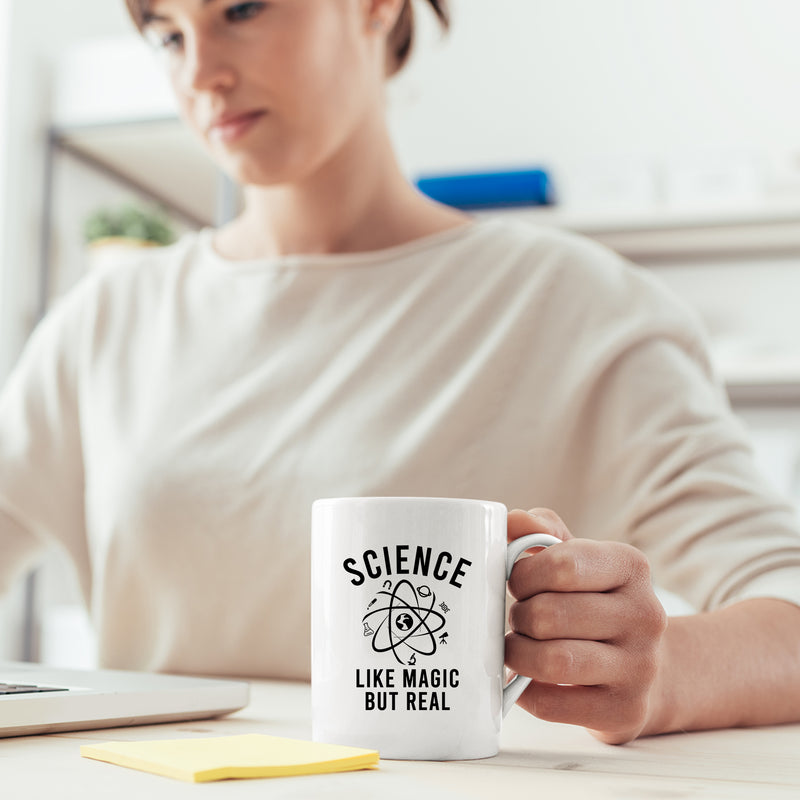 Science Like Magic But Real Science Lover Teacher Coffee Mug 11oz.