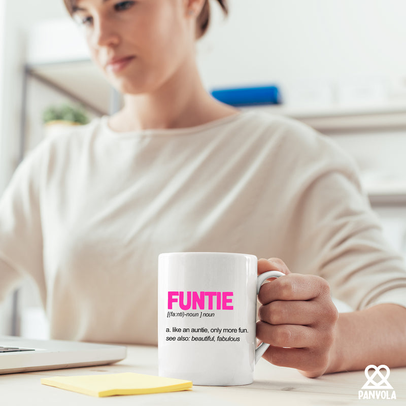 Funtie Definition Mug 11 oz White