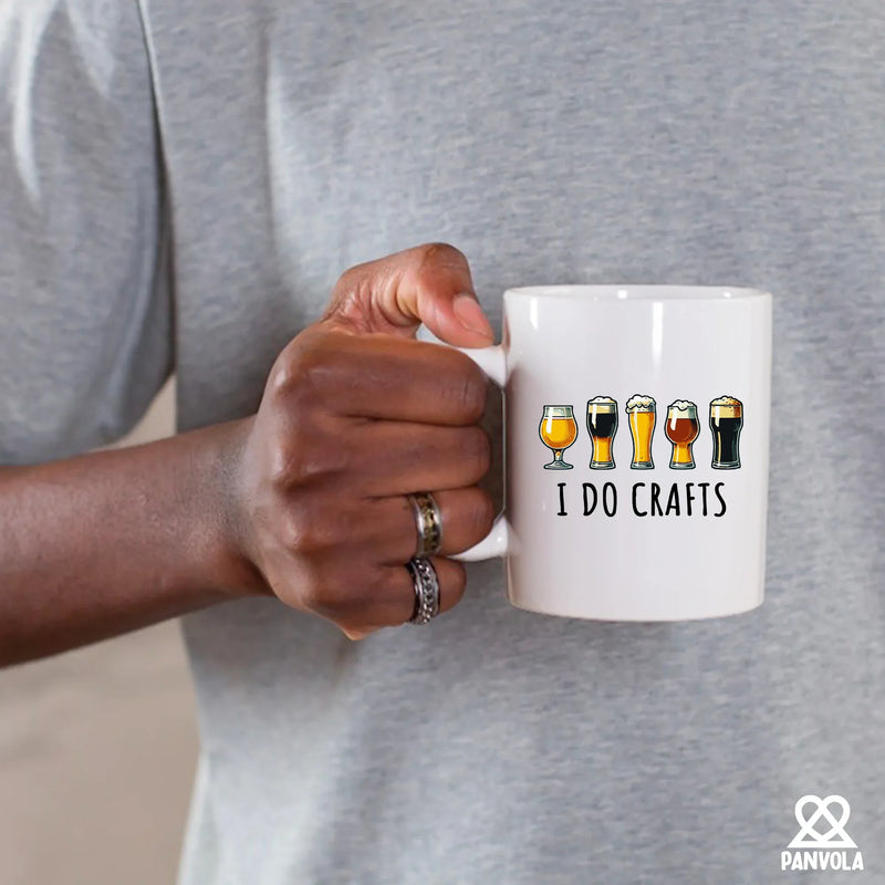 I Do Crafts Ceramic Mug 11 oz White - Panvola