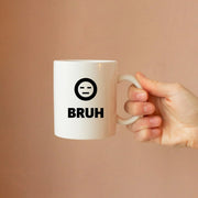 Bruh Ceramic Mug 11 oz White - Panvola