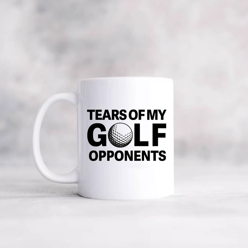 Tears of My Golf Opponents Ceramic Mug 11 oz White - Panvola
