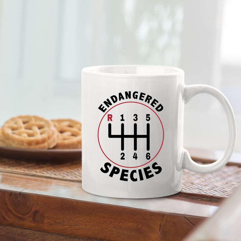 Endangered Species Ceramic Mug 11 oz White