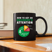 How To Get An Engineer's Attention Ceramic Mug 11 oz Black - Panvola