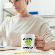 Lettuce Romaine Calm Ceramic Mug 11 oz White - Panvola