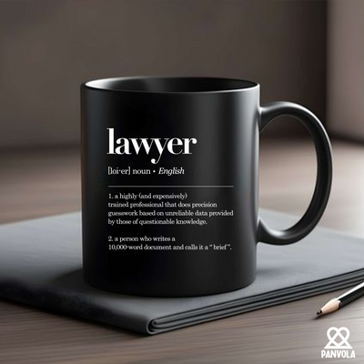 Lawyer Definition Ceramic Mug 11 oz Black