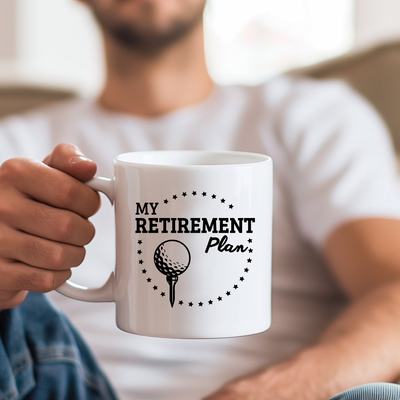 My Golf Retirement Plan  Ceramic Mug 11 oz White