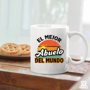 El Mejor Abuelo Del Mundo Grandpa Gifts Ceramic Mug 11oz White - Panvola
