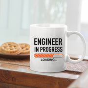 Engineer in Progress Engineering Student Gifts Ceramic Mug 11 oz White.