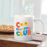 Cool Grandma Club Ceramic Mug 11 oz White - Panvola