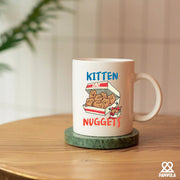 Kitten Nuggets Ceramic Mug 11 oz Whte - Panvola