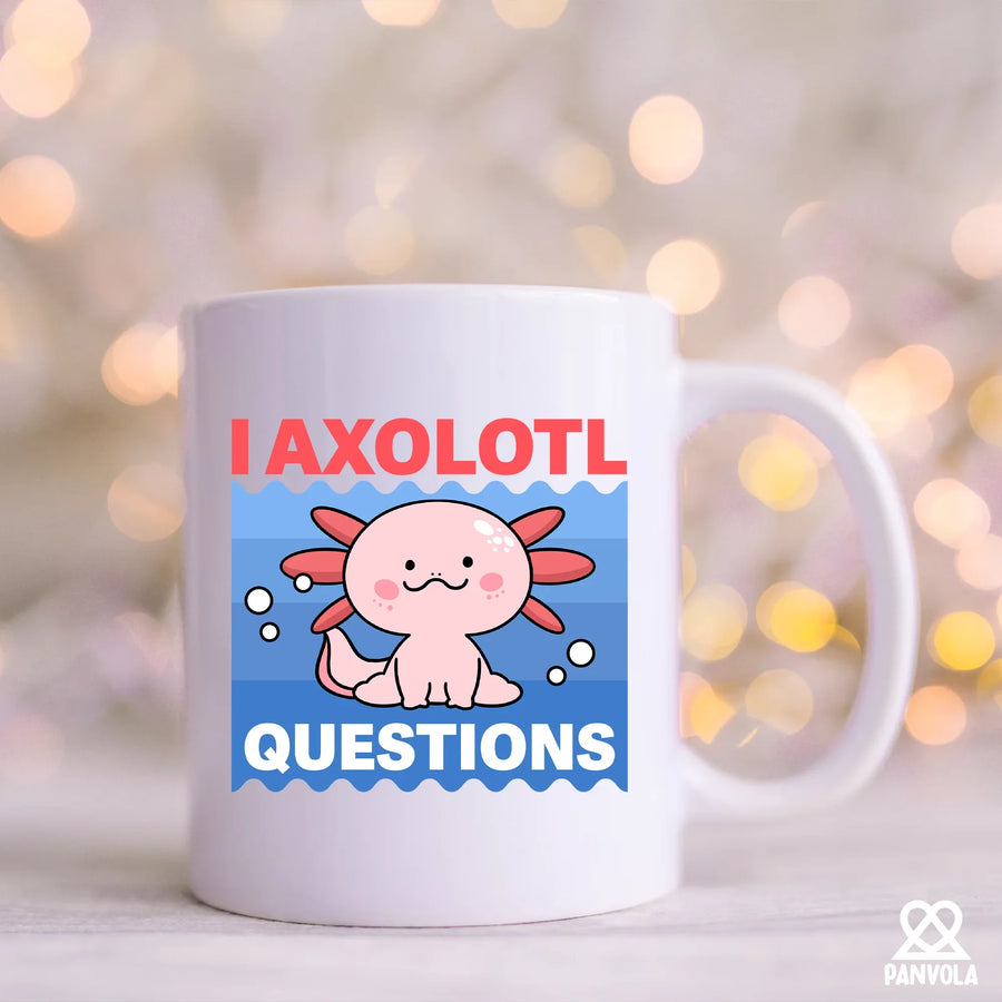 I Axolotl Questions Ceramic Mug 11 oz White, image 4 of 5