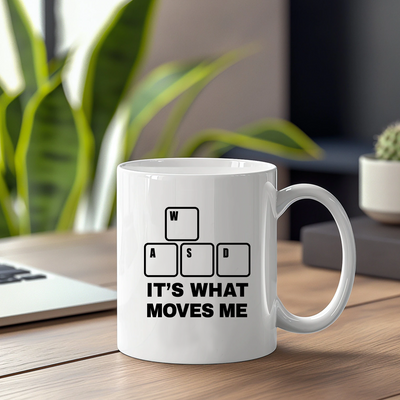 It’s What Moves Me Ceramic Mug 11 oz White