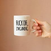 Gaming Gift F*** Off I'm Gaming Sarcastic Statement For Gamer Dad Coffee Mug 11 oz - Panvola