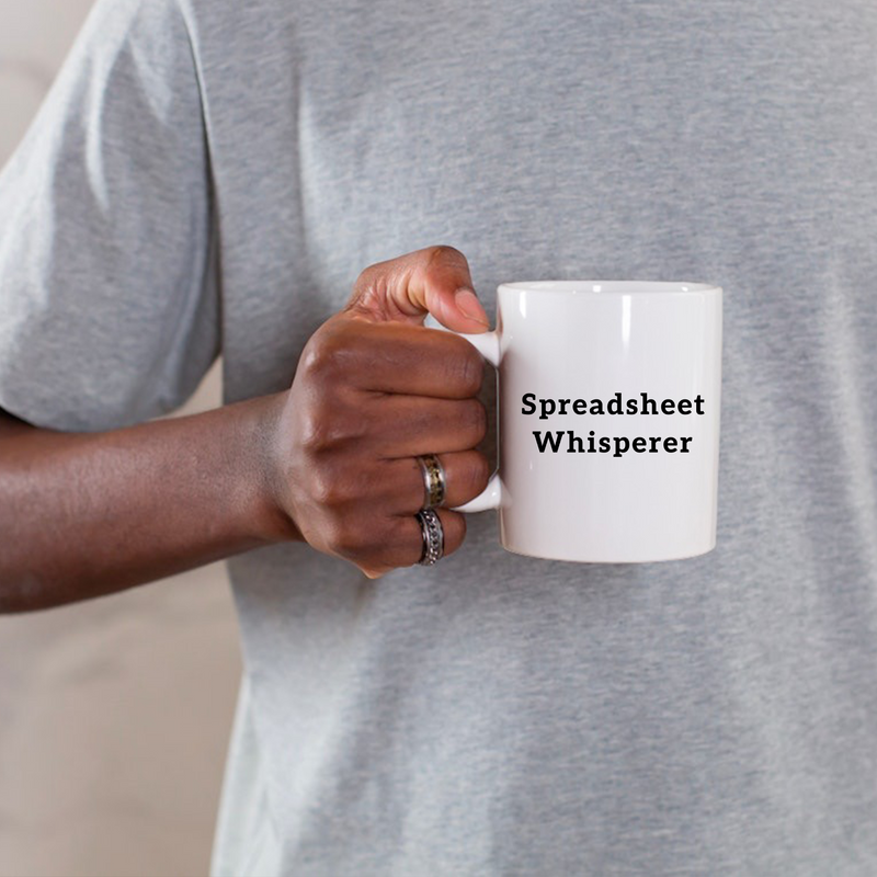 Spreadsheet Whisperer Ceramic Mug 11 oz White