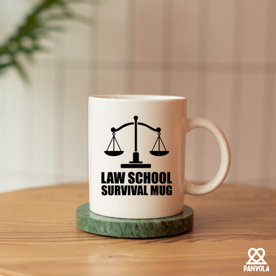 Law School Survival Mug Future Lawyer Gifts Ceramic Mug 11oz White