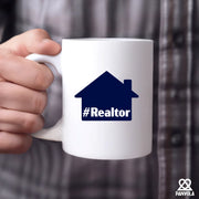 Hashtag Realtor Ceramic Mug 11 oz White - Panvola