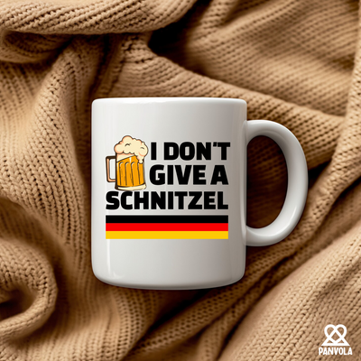 I Don't Give A Schnitzel Ceramic Mug 11 oz White