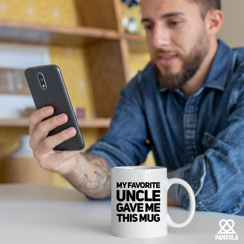 My Favorite Uncle Gave Me This Mug 11 oz White.