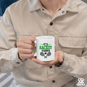 It's Racket Science Ceramic Mug 11 oz White - Panvola