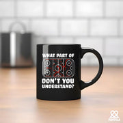 What Part Of Don't You Understand Hockey Ceramic Mug 11 oz Black - Panvola