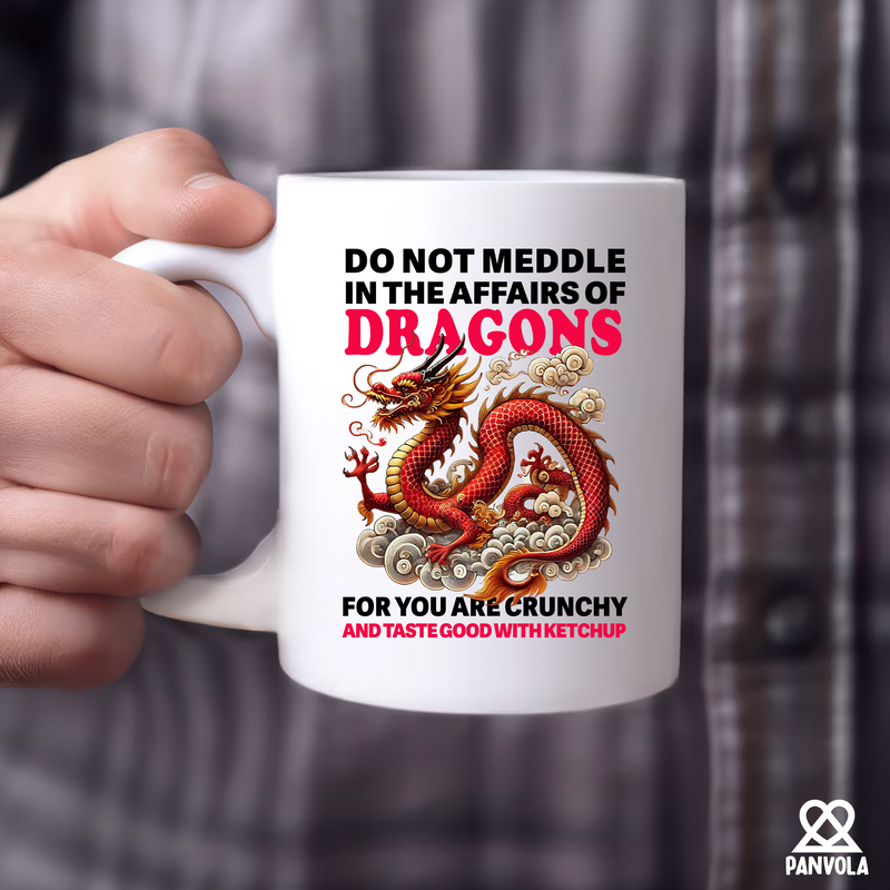 Do Not Meddle In The Affairs Of Dragons Ceramic Mug 11 oz White