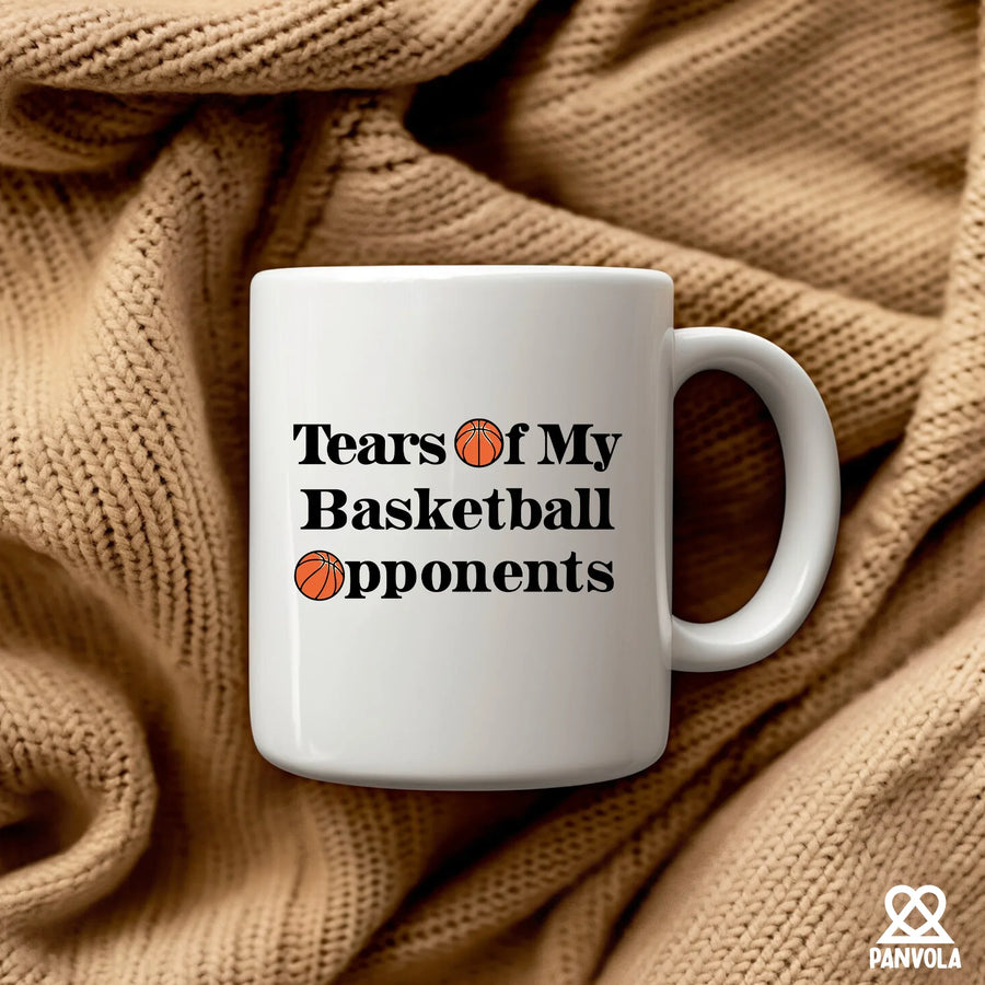 Tears Of My Basketball Opponents Ceramic Mug 11 oz White, image 4 of 5