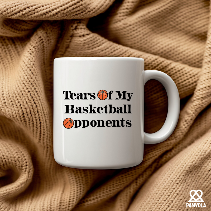 Tears Of My Basketball Opponents Ceramic Mug 11 oz White