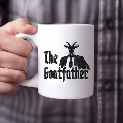 The Goatfather Ceramic Mug 11 oz White