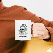 Gogh Hard Or Gogh Home Ceramic Mug 11 oz White - Panvola
