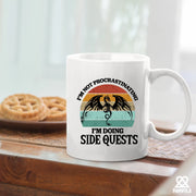 I’m Not Procrastinating I’m Doing Side Quests Ceramic Mug 11 oz White - Panvola