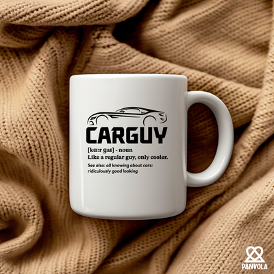 Car Guy Definition Ceramic Mug 11 oz White