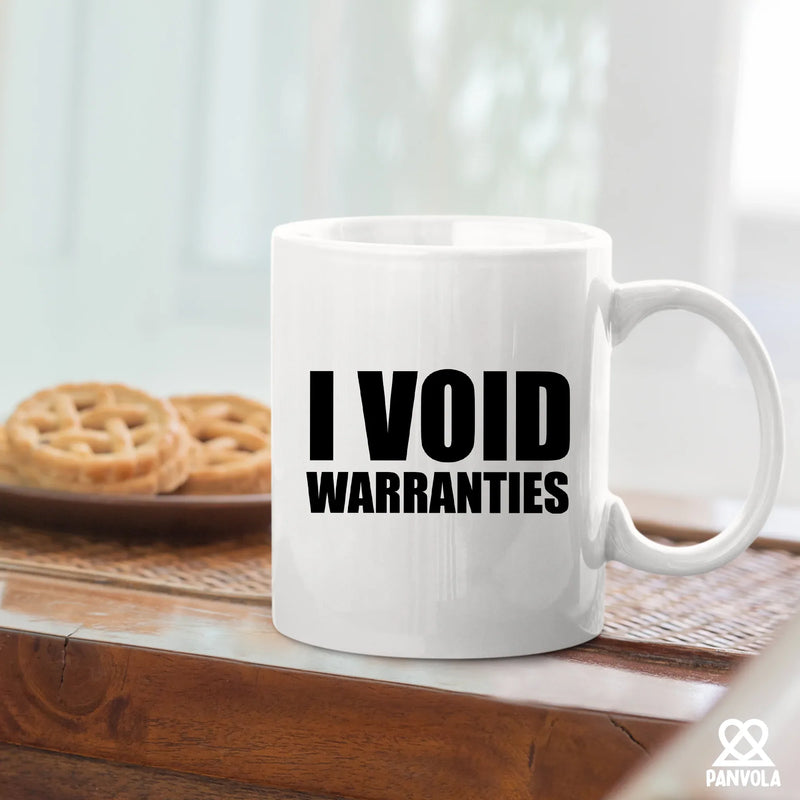 I Void Warranties Ceramic Mug 11 oz White - Panvola