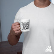 Tears Of The People I Beat At Cricket Ceramic Mug 11 oz White - Panvola