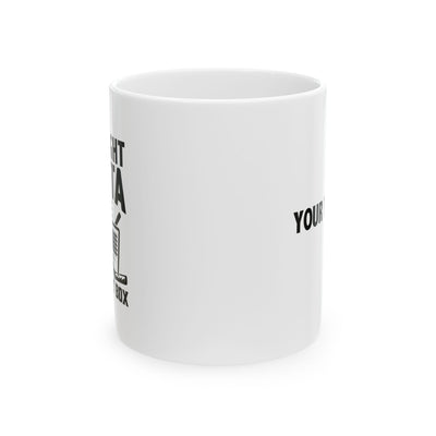 Personalized Straight Outta The Penalty Box Ceramic Mug 11 oz White