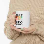 Personalized Tears Of My Chess Opponents Customized Ceramic Mug 11 oz White - Panvola