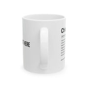 Personalized Chiropractor Definition Customized Ceramic Mug 11 oz White - Panvola