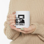 Personalized Never Forget Cassette Tape VHS Customized Ceramic Mug 11 oz White - Panvola