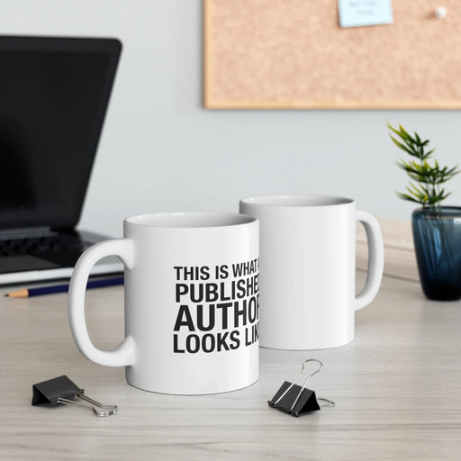 Personalized This Is What A Published Author Ceramic Mug 11oz White - Panvola