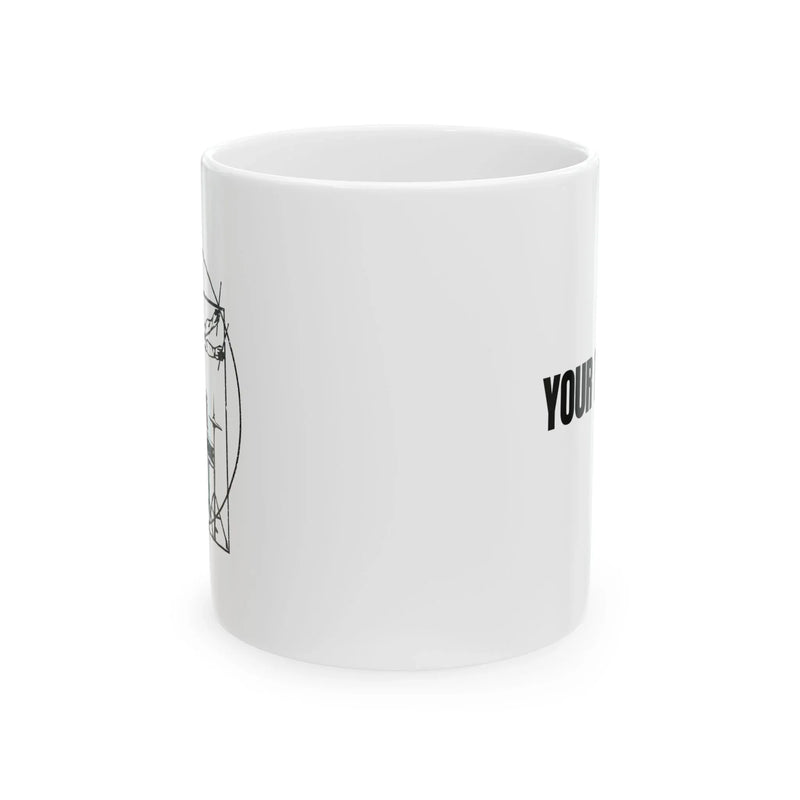 Personalized Da Vinci Drums Ceramic Mug 11 oz White - Panvola