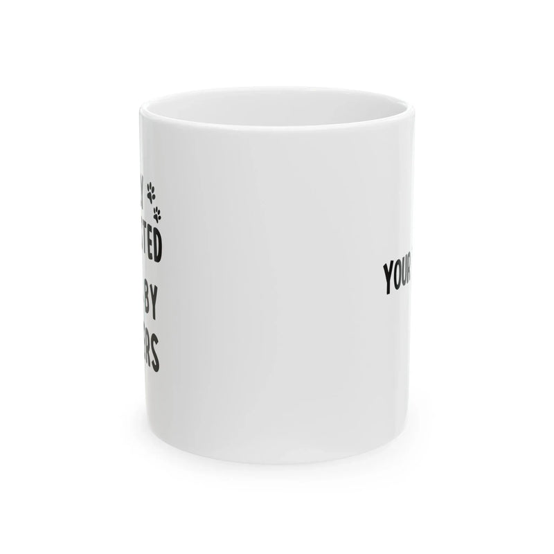 Personalized Easily Distracted By Wieners Ceramic Mug 11 oz White - Panvola